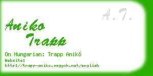 aniko trapp business card
